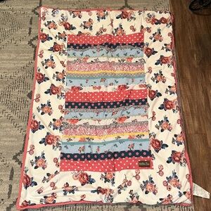 Matilda Jane Rock A Bye Blanket Crib Quilt  50" X 36" Floral Baby Bed Comforter
